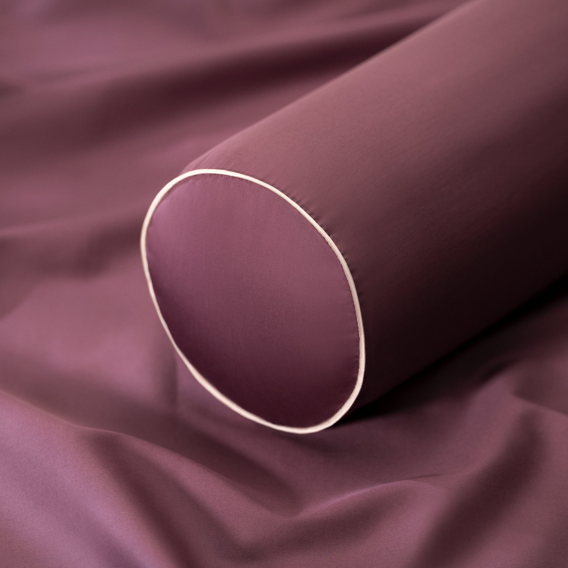 Dark Orchid neck roll pillowcase