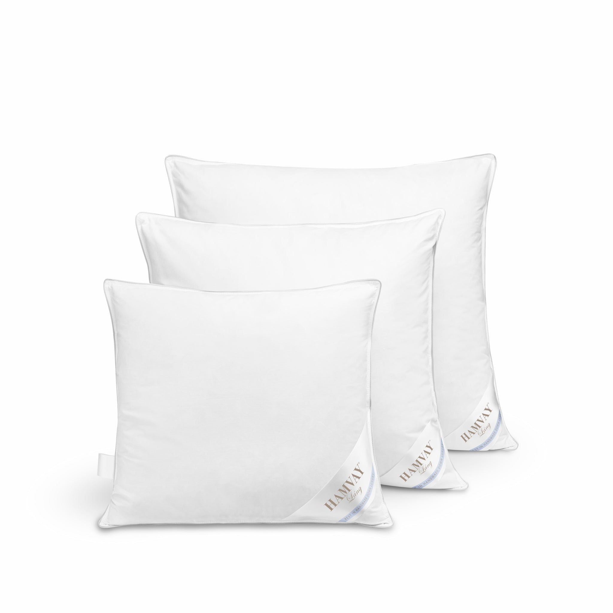 18×18 Premium Goose down Feather Throw Pillow Inserts(Set of 2)-5