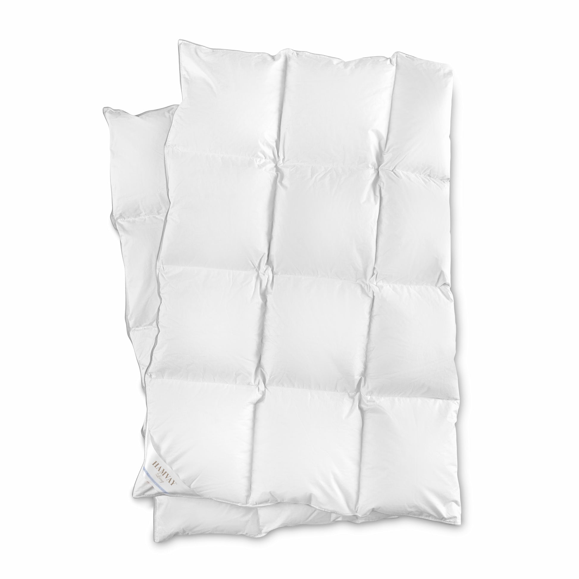 Twin-sized Hungarian goose down comforter