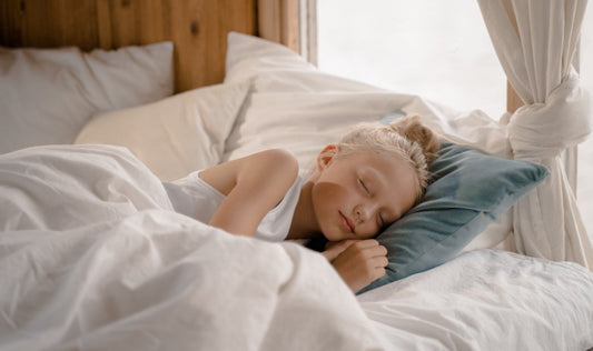 little girl sleeping peacefully