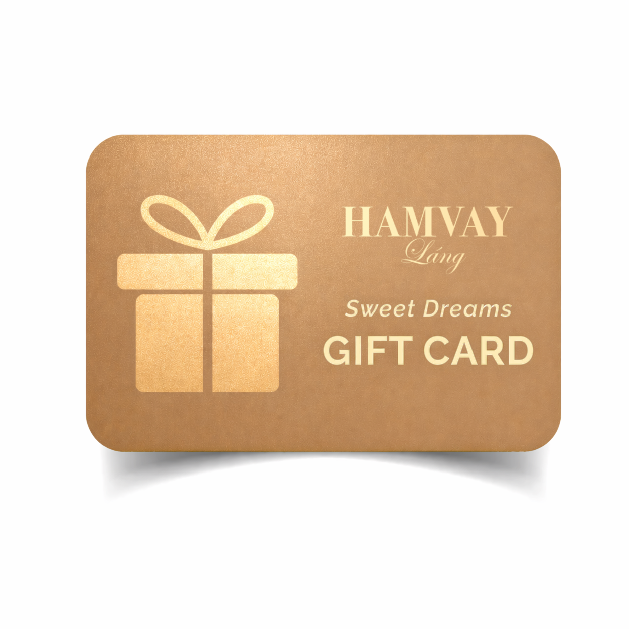 Golden Hamvay-Láng gift card