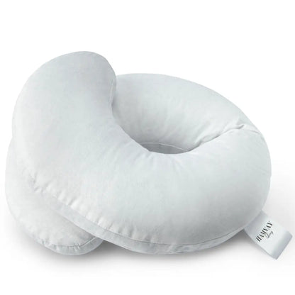 Goose down travel neck pillow insert