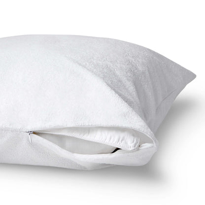 Bamboo Pillow Protector - Waterproof Hypoallergenic Dust Proof