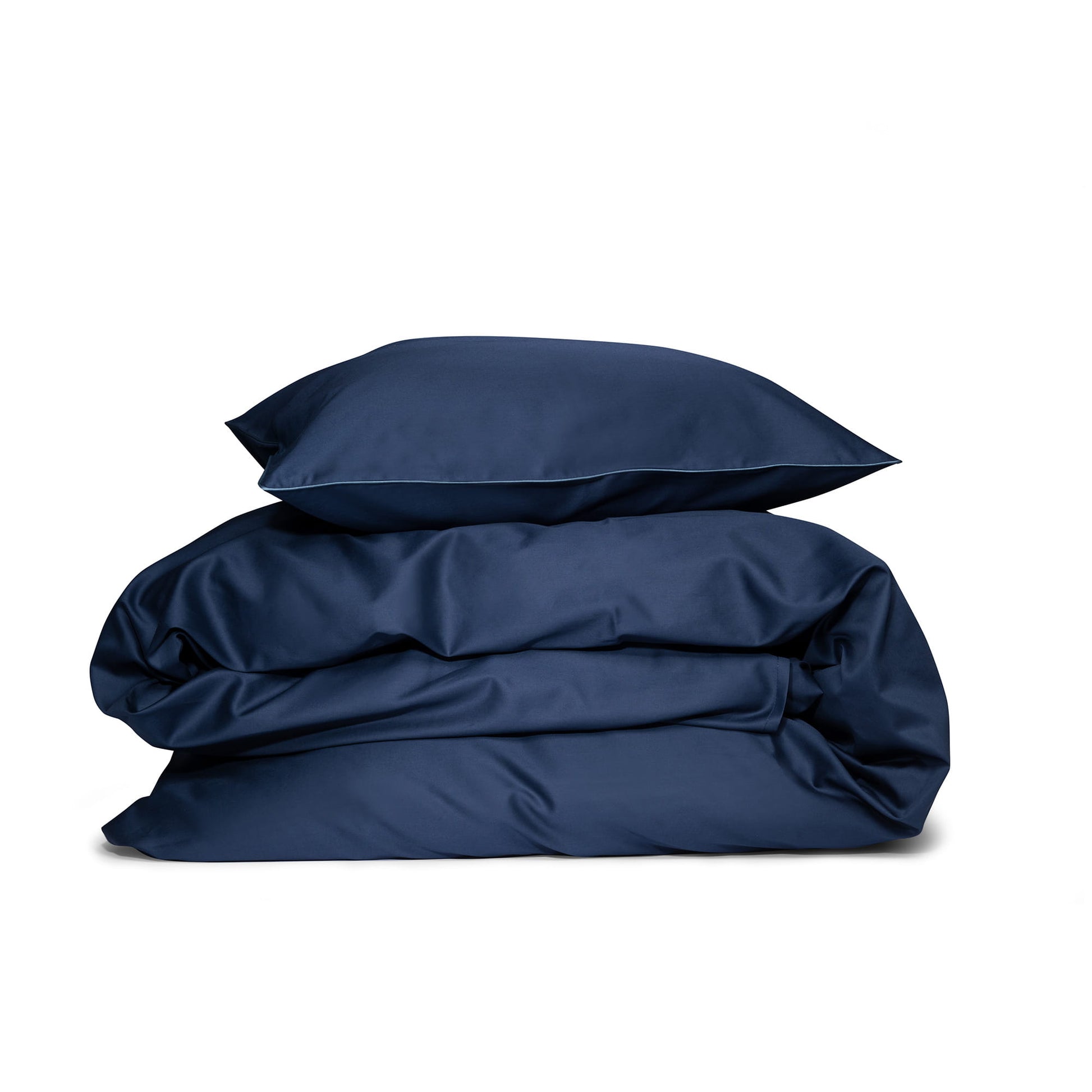 100% Sateen Cotton Duvet Cover Royal Blue With Pillow